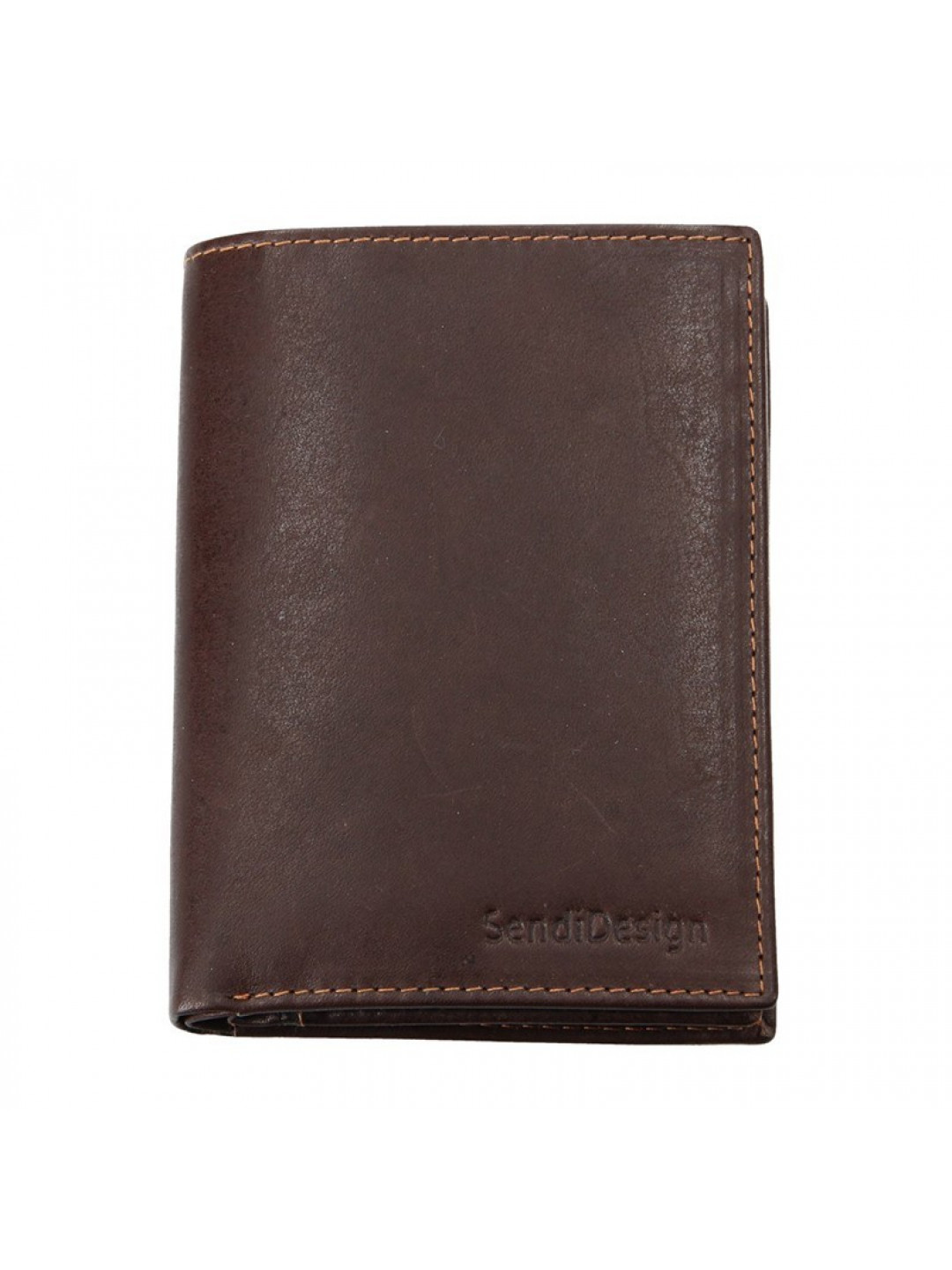 Pánská kožená peněženka SendiDesign 5741 P VT – hnědá